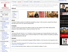 Tablet Screenshot of biblicalweblinks.com